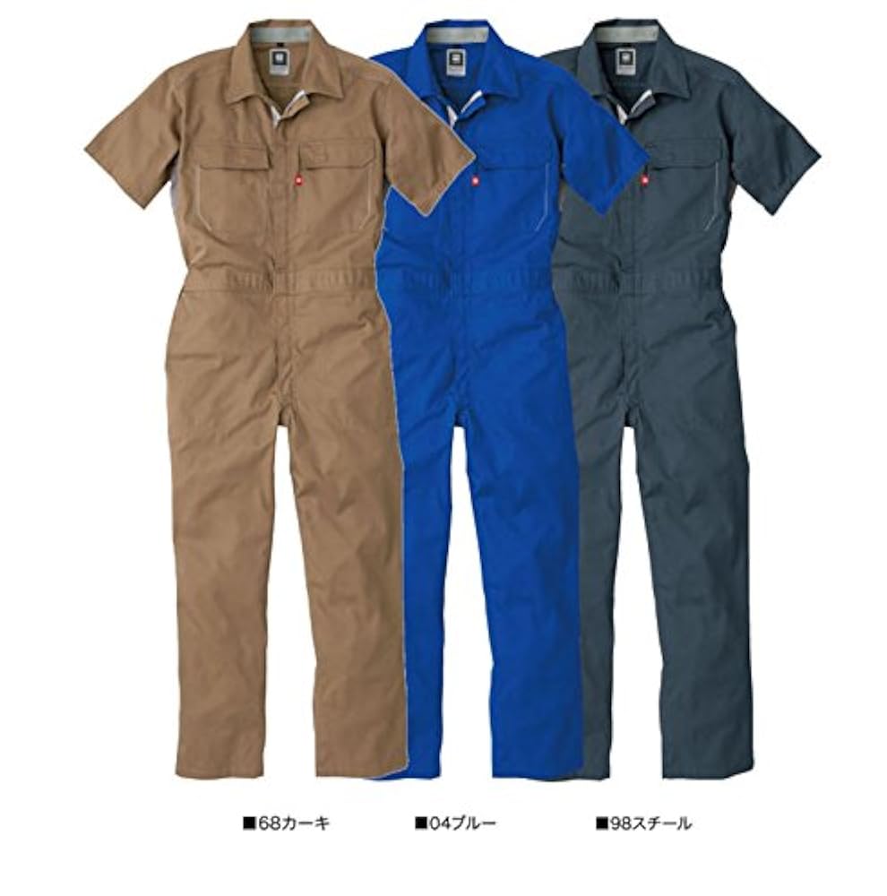 Amazon.co.jp: [丸鬼] ツナギ服 作業性機能満載 背中エアー